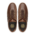 Kolding - Men's Dark Brown Pebble Grain Leather Jogger