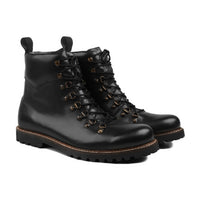 Kingston - Men's Black Calf Leather Boot