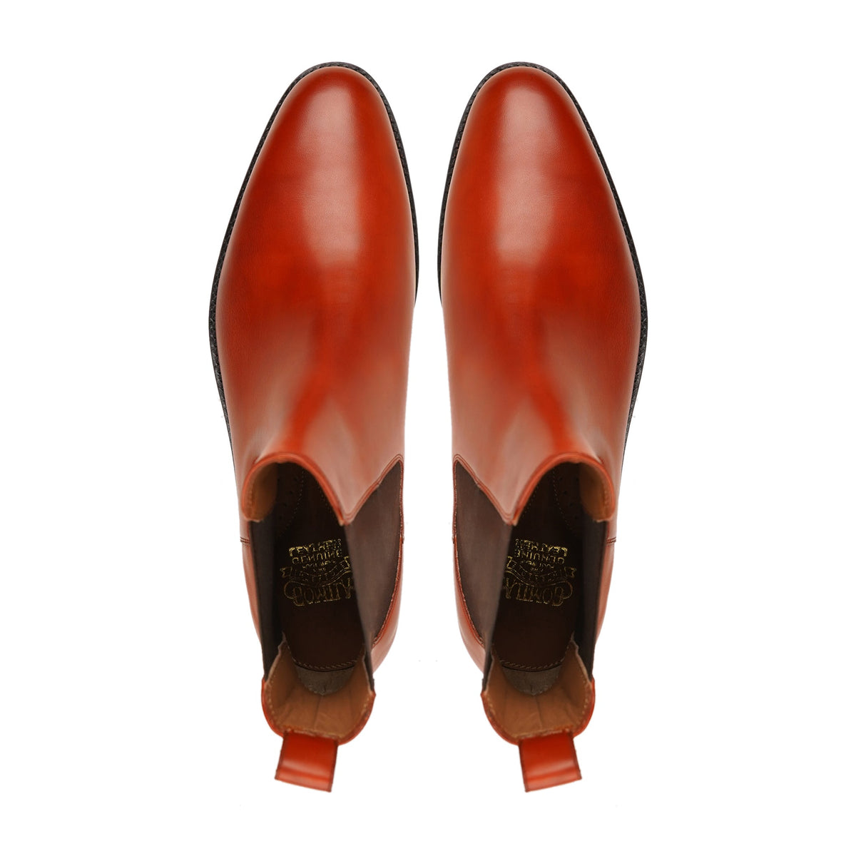 Vulcanesti - Men's Tan Calf Leather Chelsea Boot