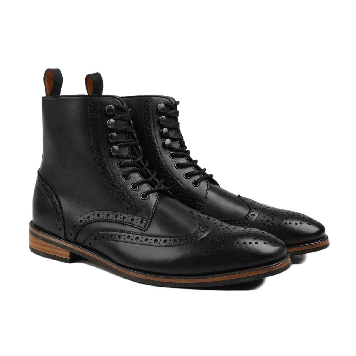 Areli - Men's Black Claf Leather Boot