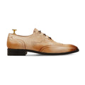 Edison - Men's Burnished Beige Calf Leather Oxford Shoe