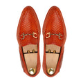 Tuscaloosa - Men's Tan Hand Woven Calf Leather Loafer