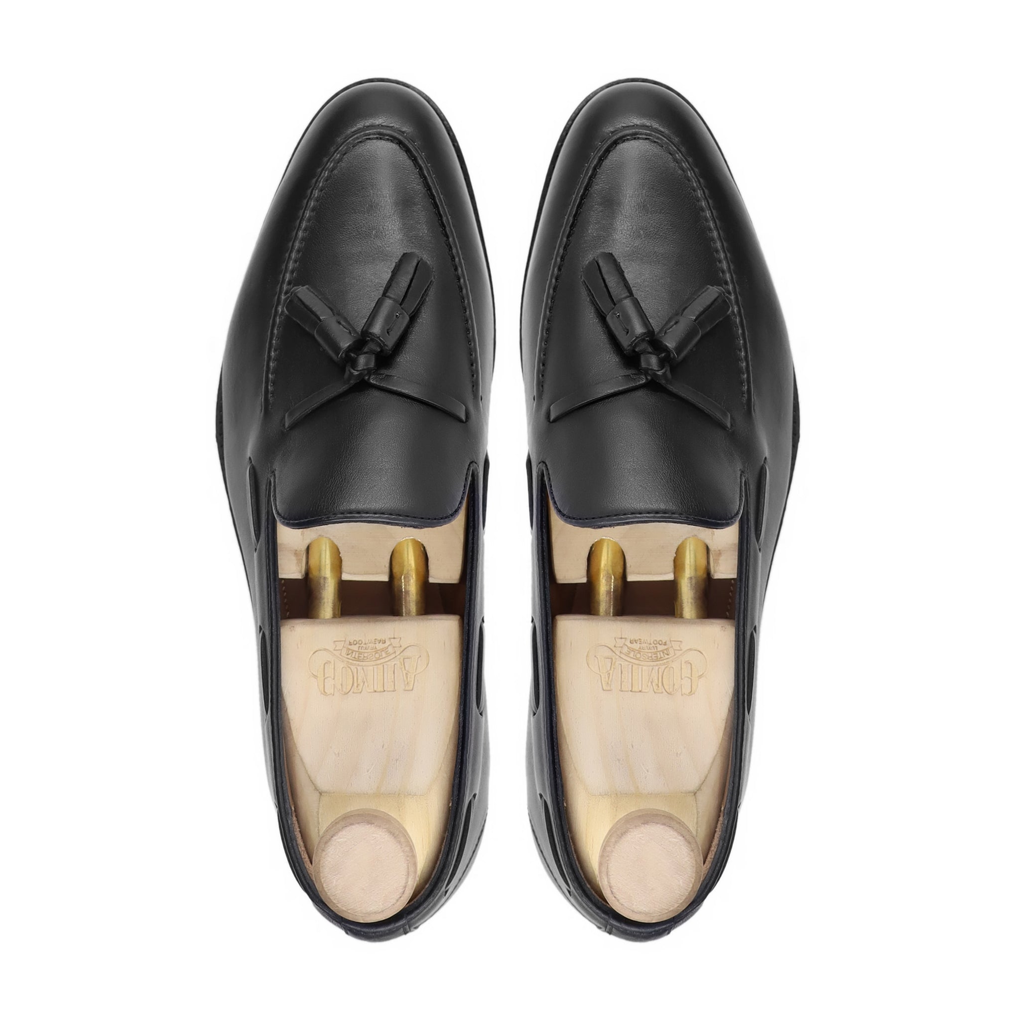 Dubfok - Men's Black Calf Leather Loafer