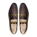 Hibine - Men's Dark Brown Calf Leather Loafer