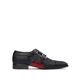 Dasoki - Men's Black Hand Woven Calf Leather Double Monkstrap
