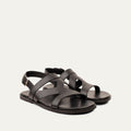 Diego - Men's Black Calf Leather Sandal