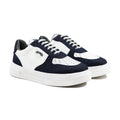 Benzema - Men's White and Blue Sneaker