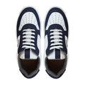 Benzema - Men's White and Blue Sneaker