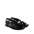Elian - Men's Black Calf Leather Sandal