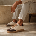 Eugenio  - Men's Biege & Brown Sneaker