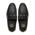 Evie - Men's Black Hand Woven Calf Leather Loafer
