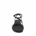 Hollis - Women's Black Strapped Sandal