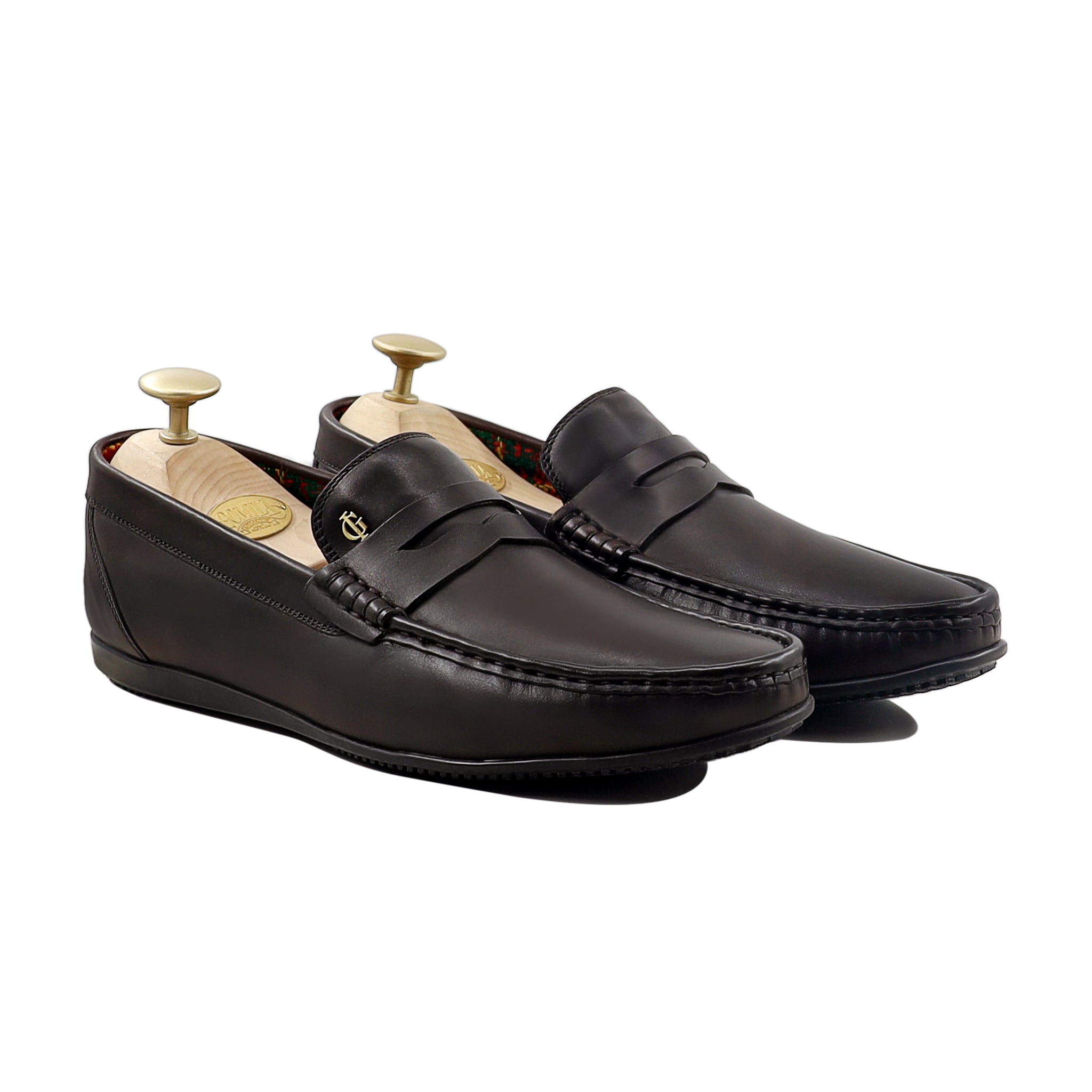 Falchion - Men's Dark Brown Calf Leather Shoe