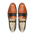 Florida - Men's Black and Tan Calf Leather Loafer