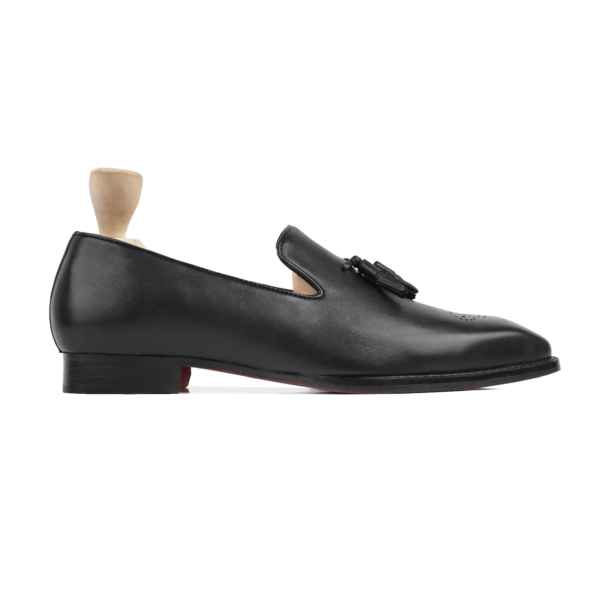 Garcia - Men's Black Calf Leather Loafer