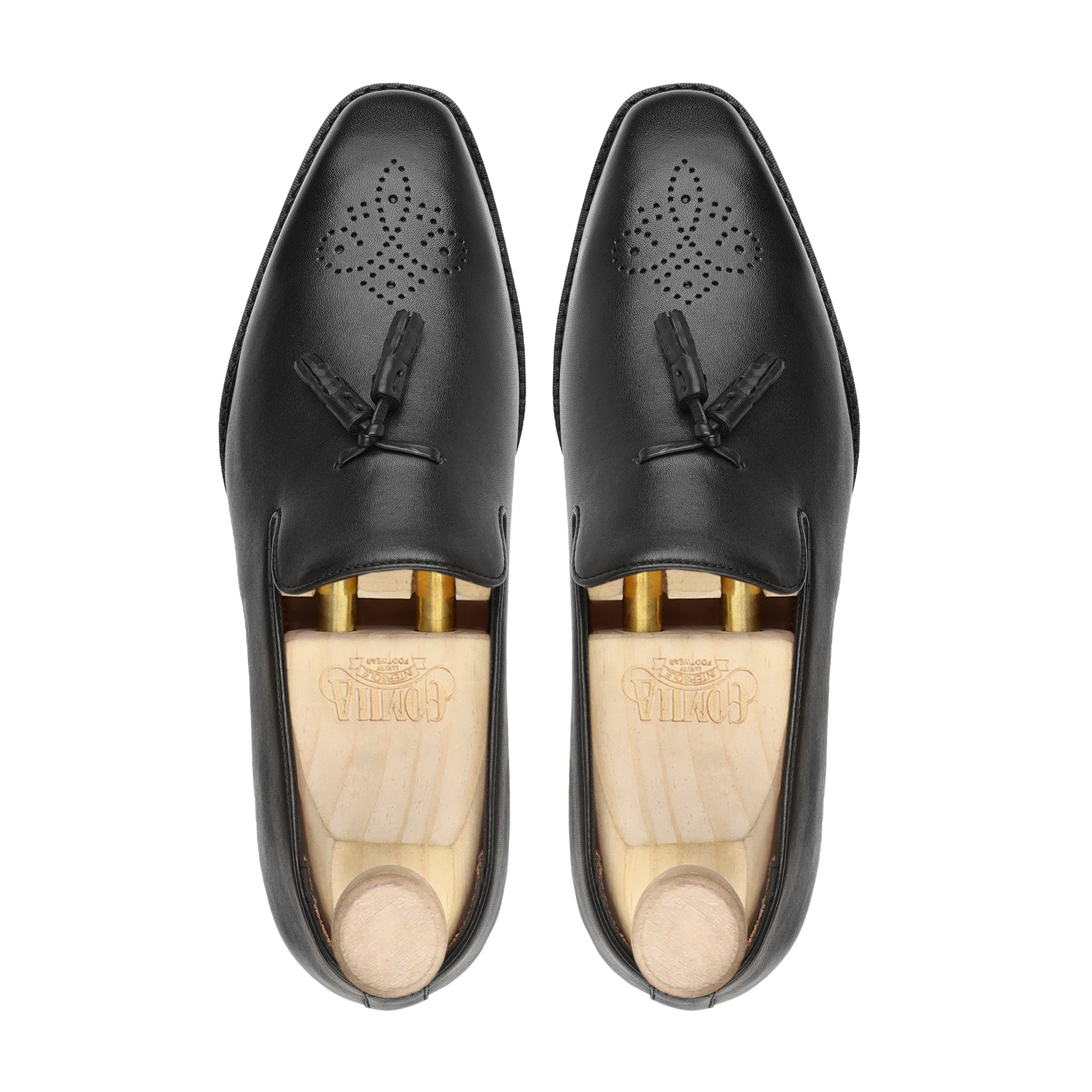 Garcia - Men's Black Calf Leather Loafer