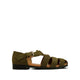 Gaspar - Men's Olive Green Suede Sandal