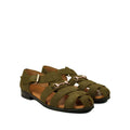Gaspar - Men's Olive Green Suede Sandal