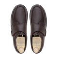 Gile - Dark Brown Pebble Grain Single Monkstrap