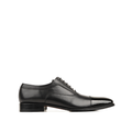 Golsar - Men's Black Calf and Patent Leather Oxford Shoe