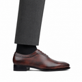 Grant - Men's Brown Patina Calf Leather Oxford