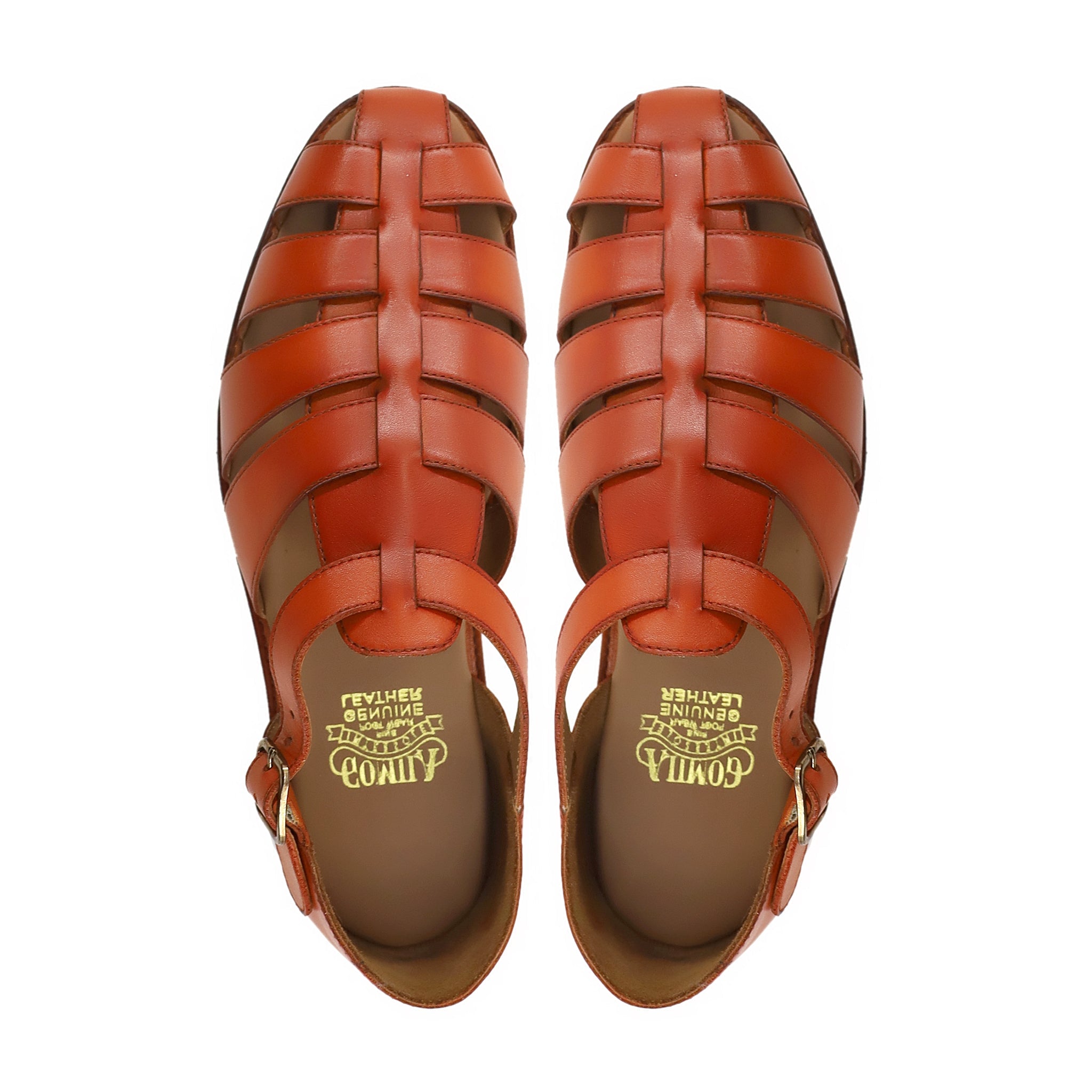 Takuya - Men's Tan Calf Leather Sandal