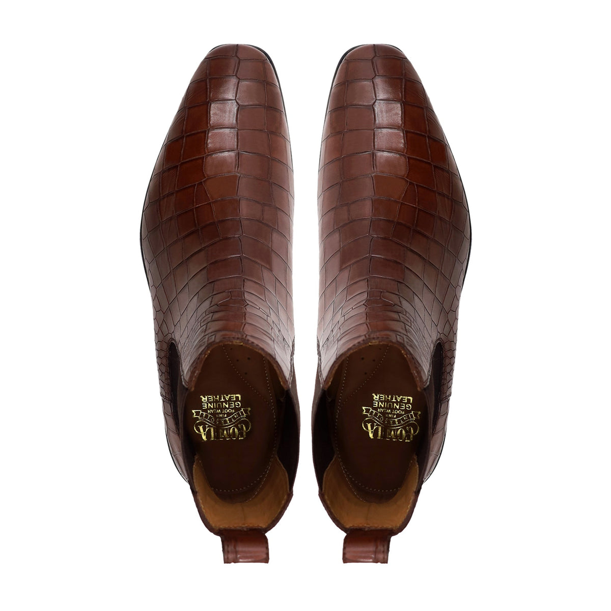 Haward - Men's Reddish Brown Calf Leather Chelsea Boot