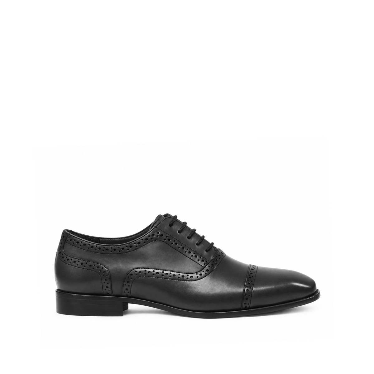 Hernan - Men's Black Calf Leather Oxford Shoe