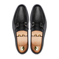 Hino - Men's Black Pebble Grain Loafer