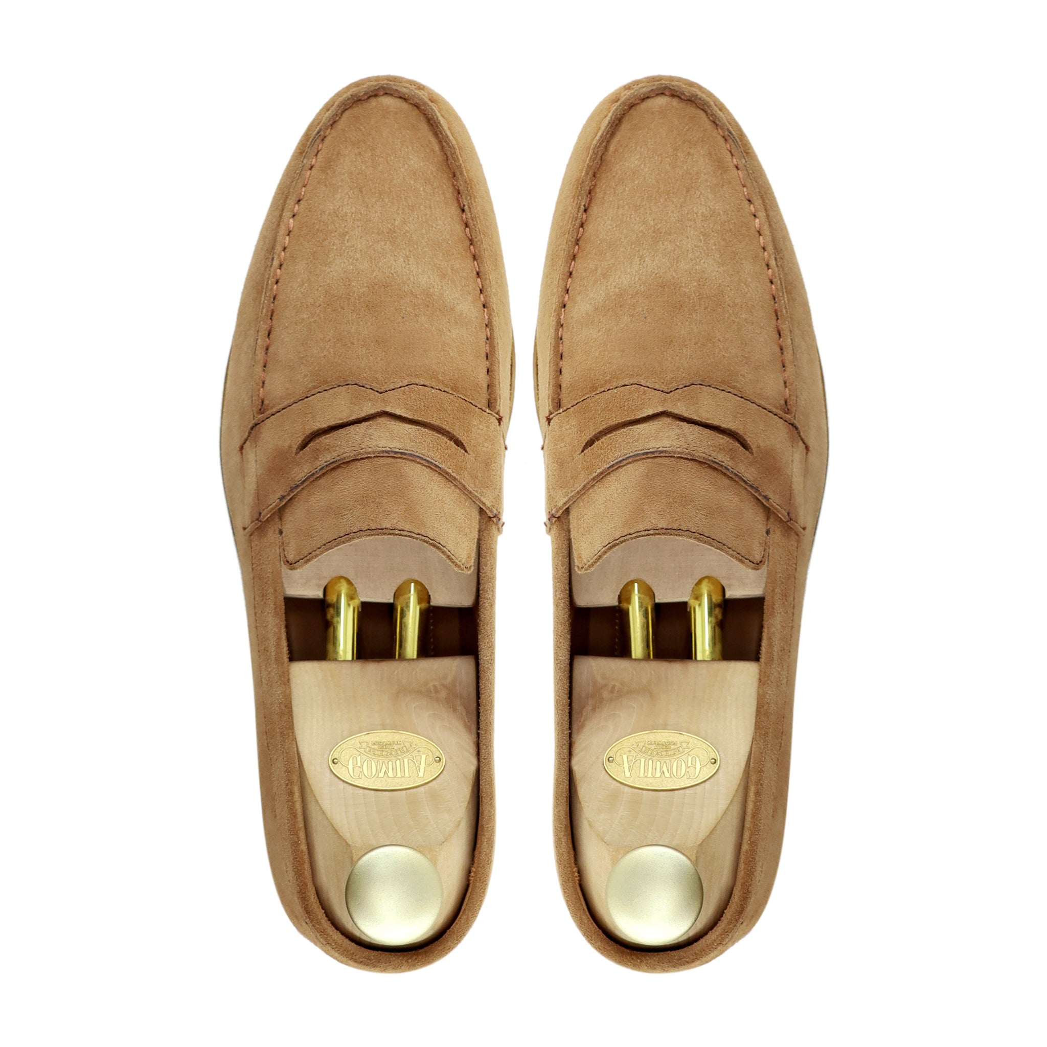 Cali - Men's Camel Kid Suede Loafer