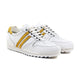Perlan - Men's White and Yellow Calf Leather Jogger