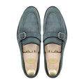 Raven - Men's Charcoal Gray Kid Suede Loafer