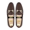 Arzak - Men's Dark Brown Pebble Grain Leather Loafer