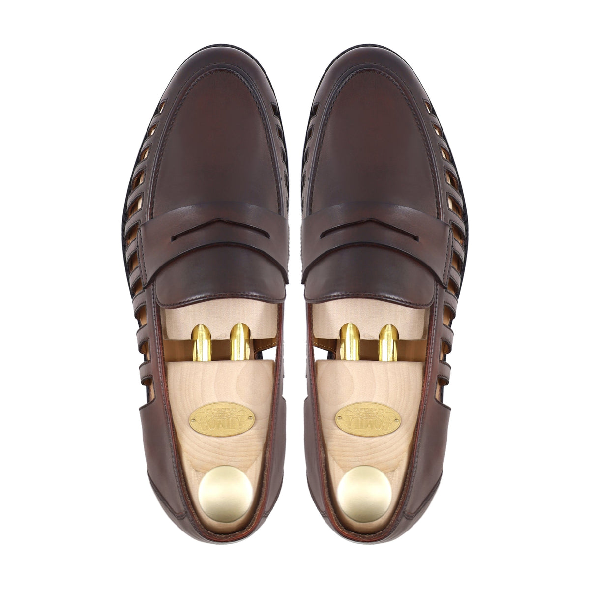 Aster - Men's Reddish Brown Calf Leather Loafer