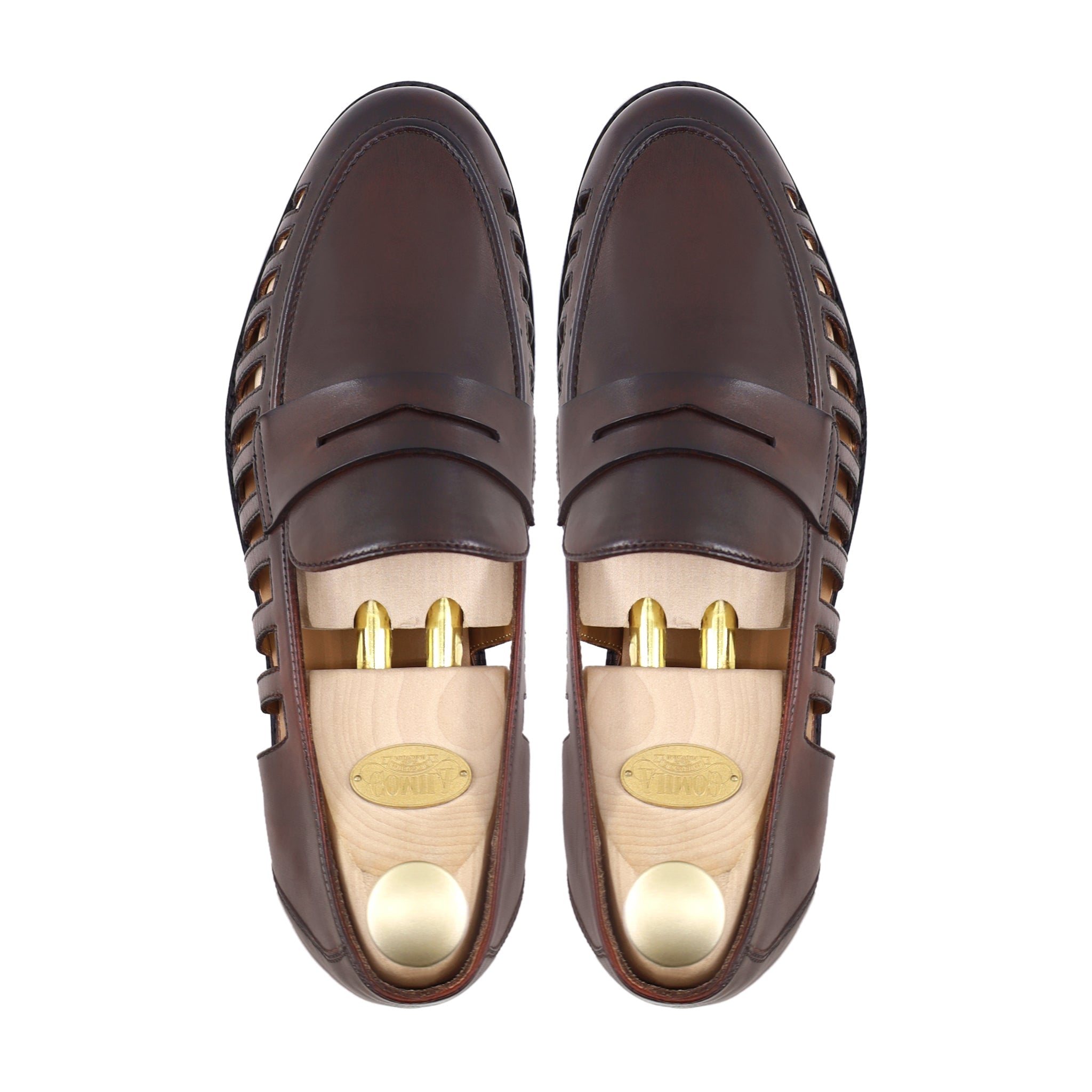 Aster - Men's Reddish Brown Calf Leather Loafer
