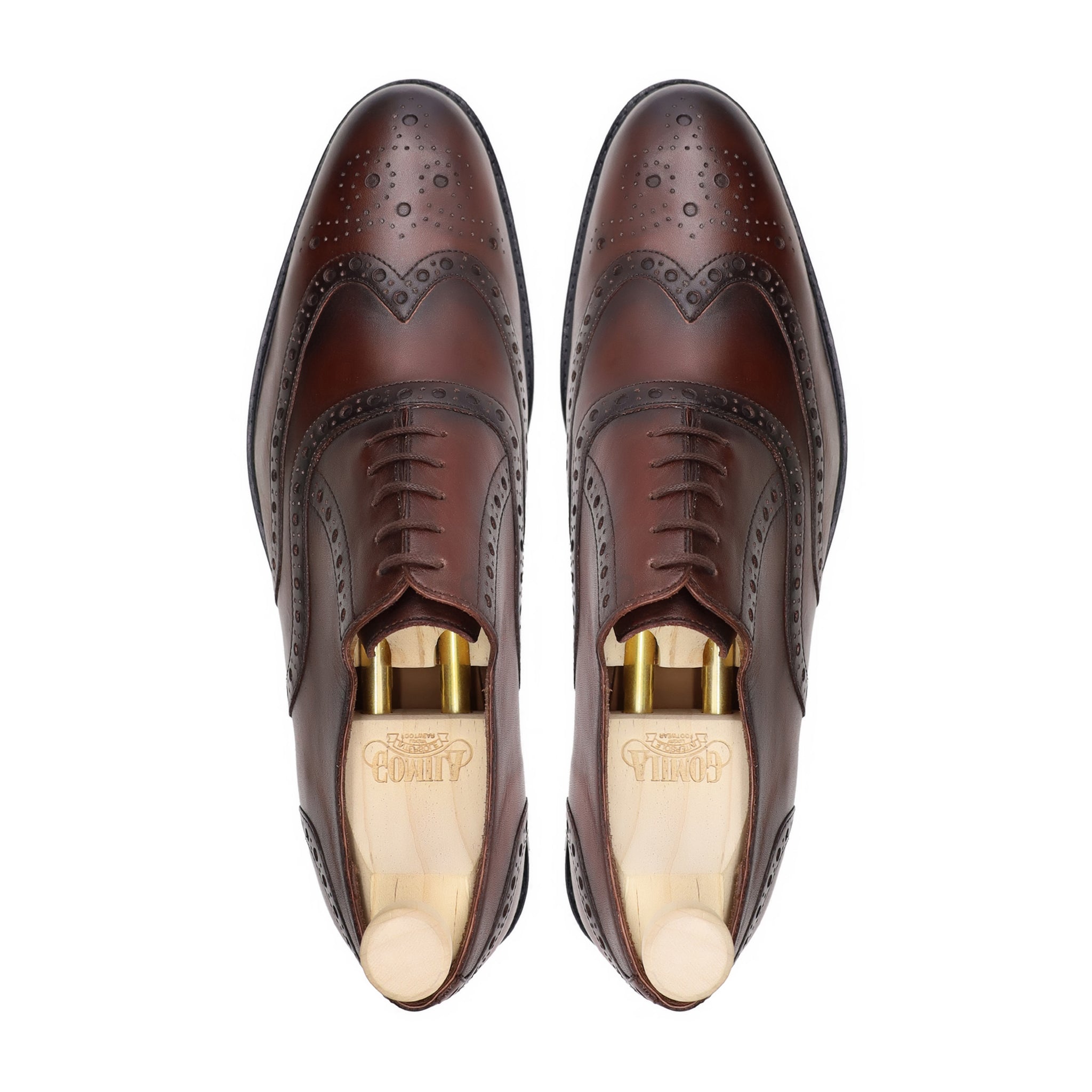 Hemos - Men's Brown Calf Leather Oxford Shoe