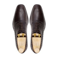 Mili - Men's Dark Brown Calf Leather Oxford Shoe