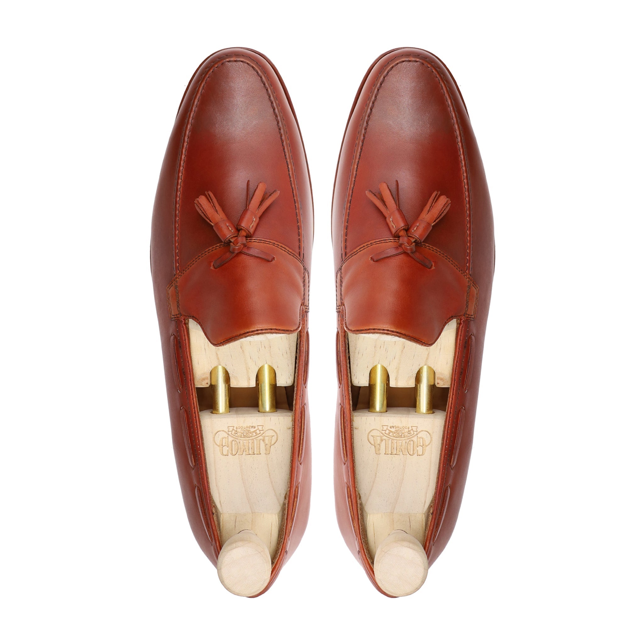 Iverness - Men's Orange Tan Calf Leather Loafer
