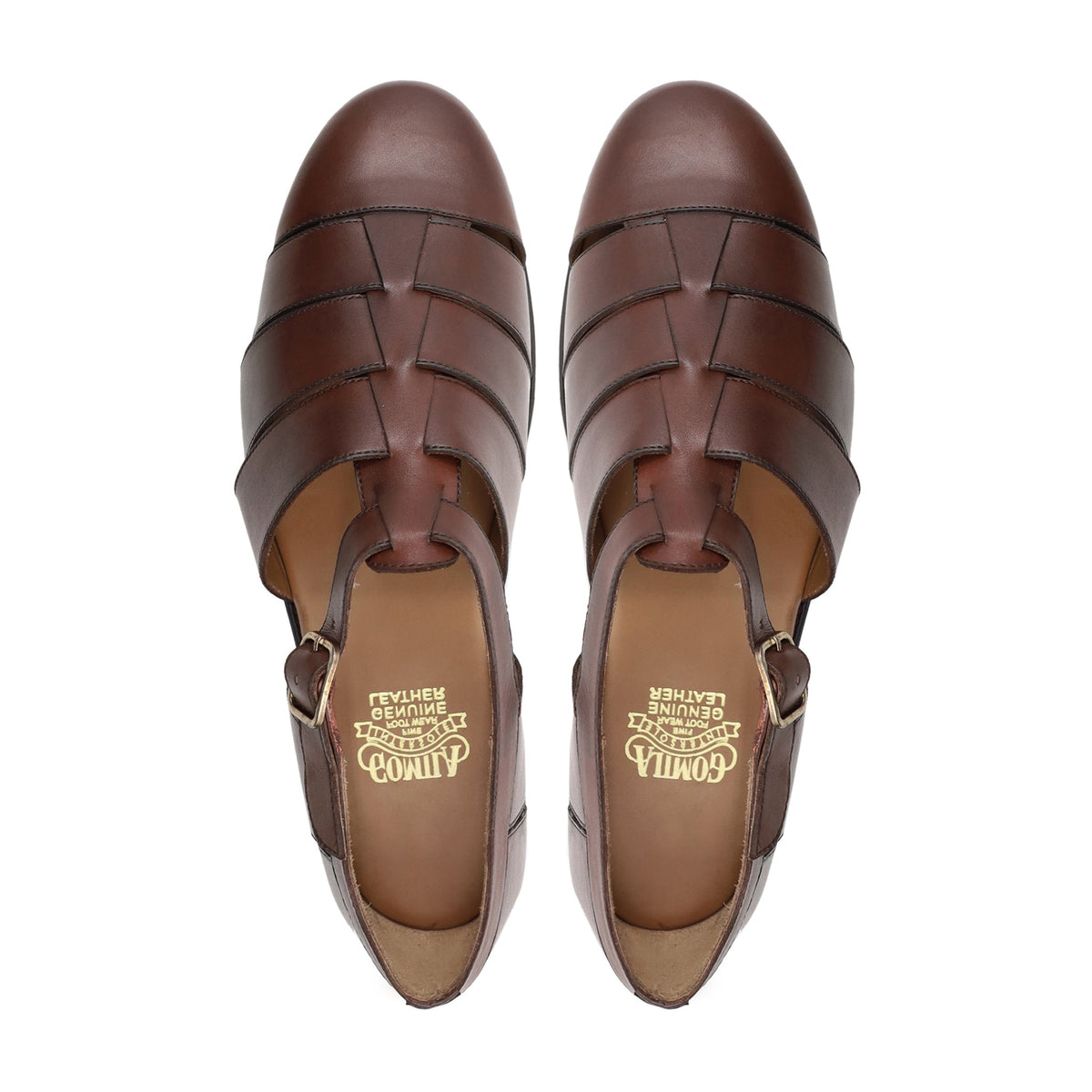 Newcastle - Men's Brown Calf Leather Sandal