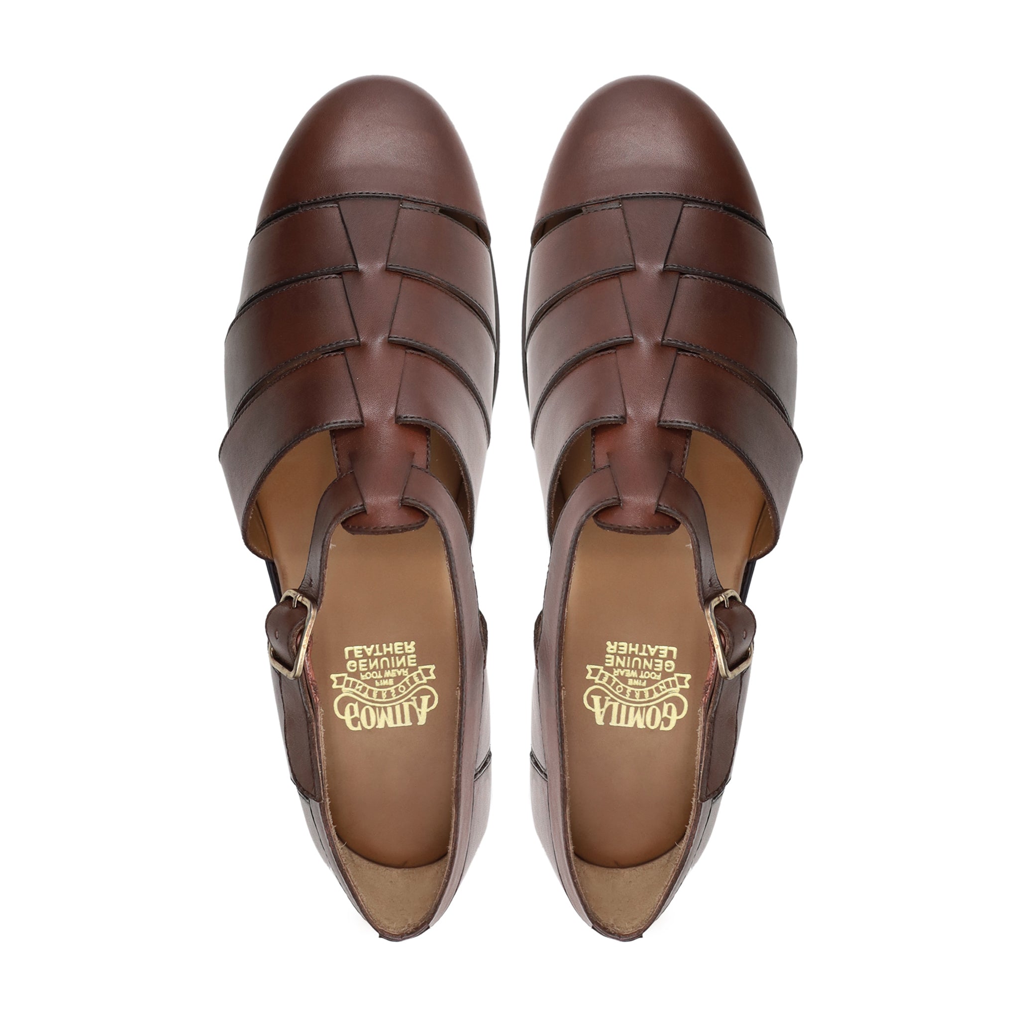 Newcastle - Men's Brown Calf Leather Sandal