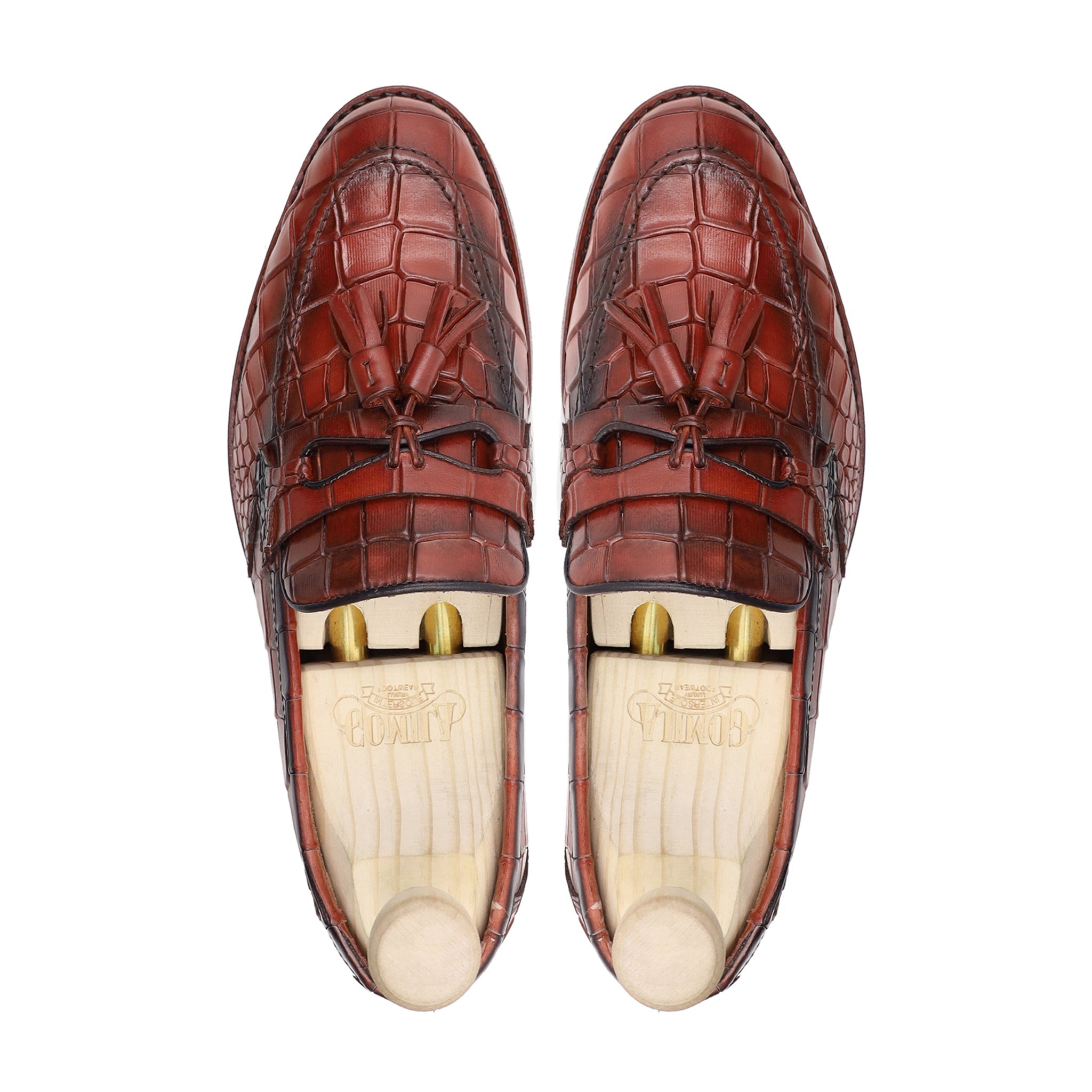Nottingham - Men's Orange Tan Calf Leather Loafer