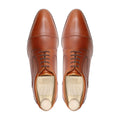 Omaha - Men's Tan Brown Calf Leather Derby Shoe