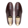 Atlanta - Men's Dark Brown Calf Leather Oxford Shoe