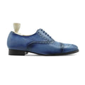 Garland - Men's Greyish Blue Calf Leather Oxford Shoe