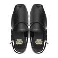 Fremont - Men's Black Calf Leather Sandal