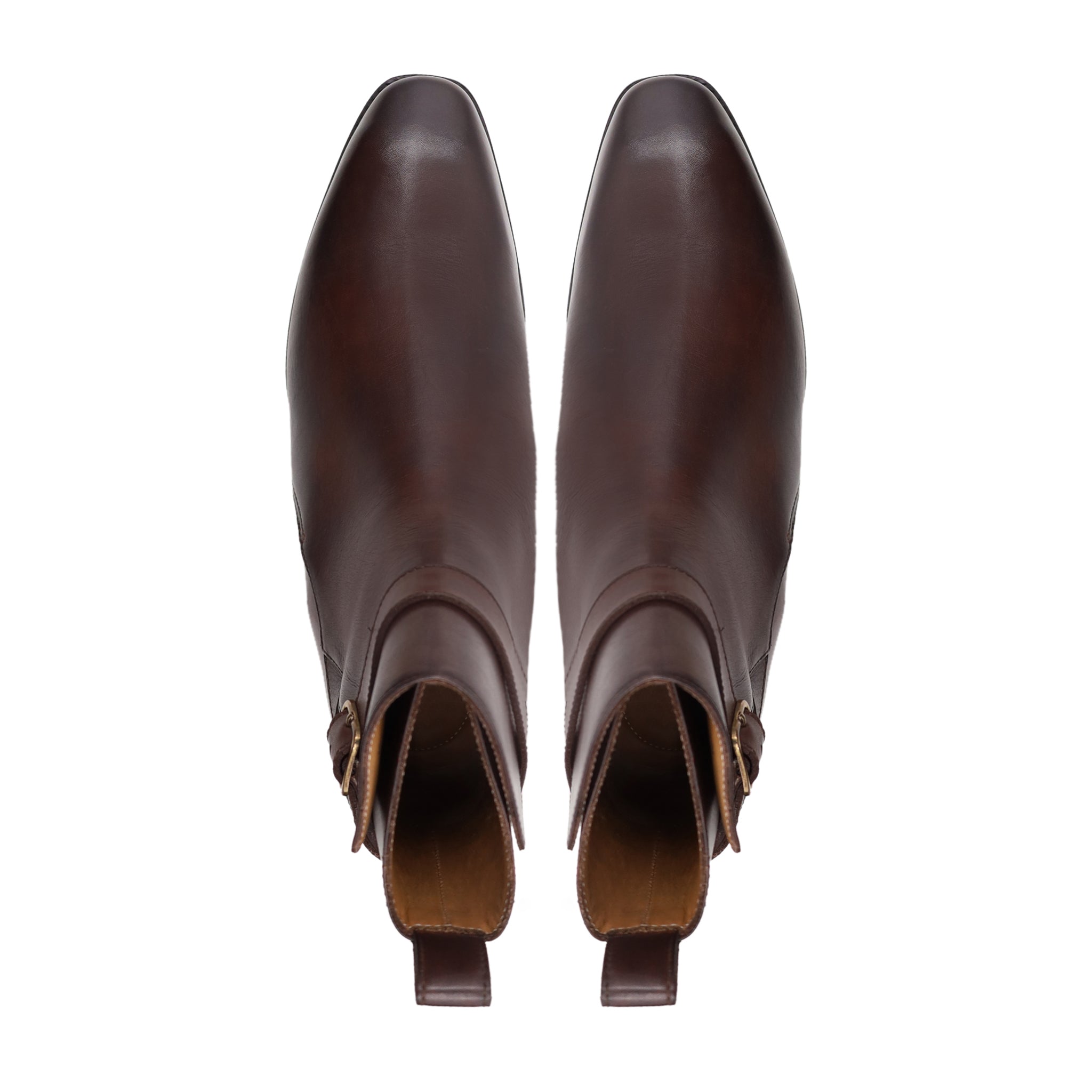 Pomona - Men's Oxblood Patina Calf Leather Jodhpur Boot