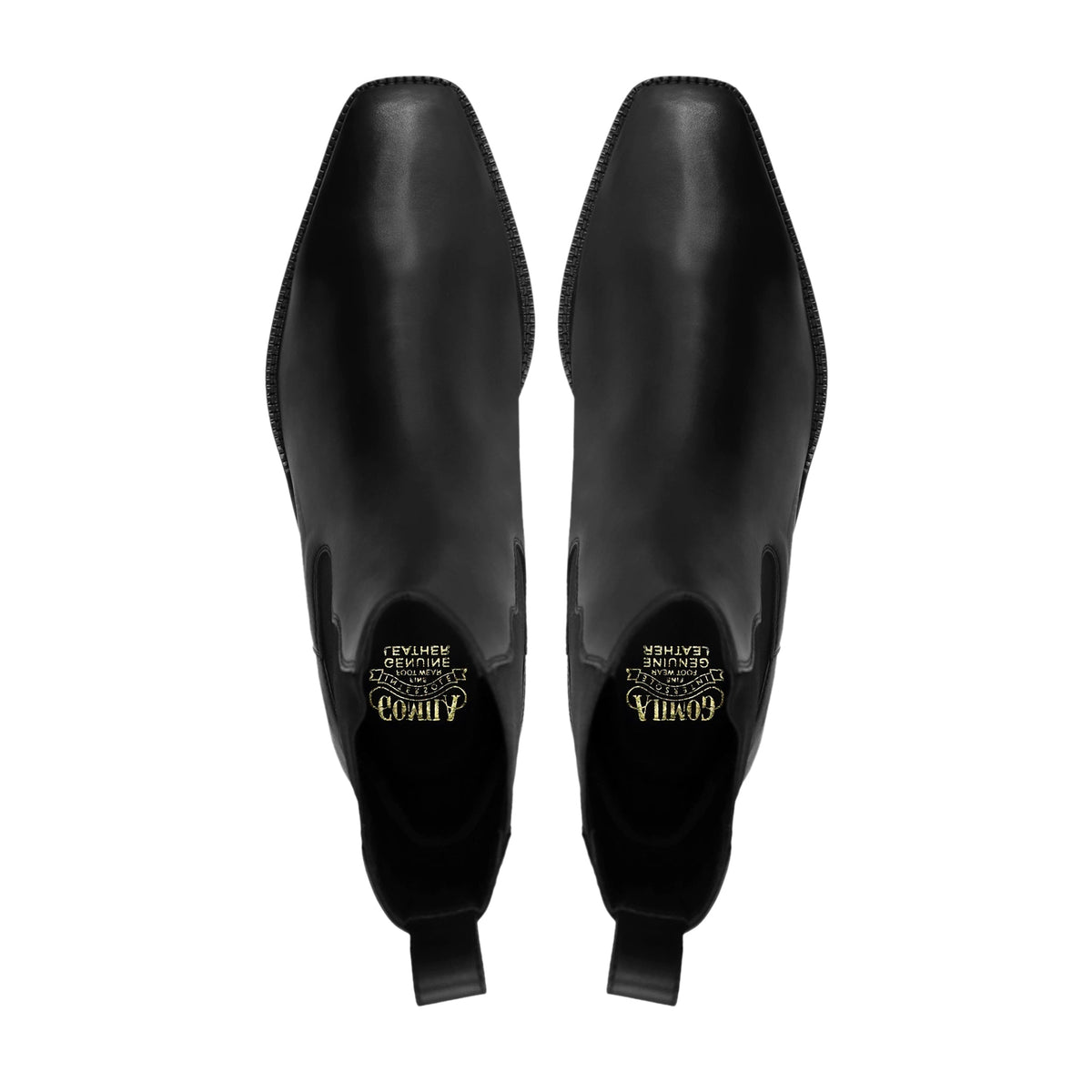 Yonke - Men's Black Calf Leather Chelsea Boot