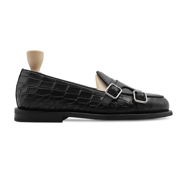 Sebastian - Men's Black Calf Leather Loafer - Goodyear Welted