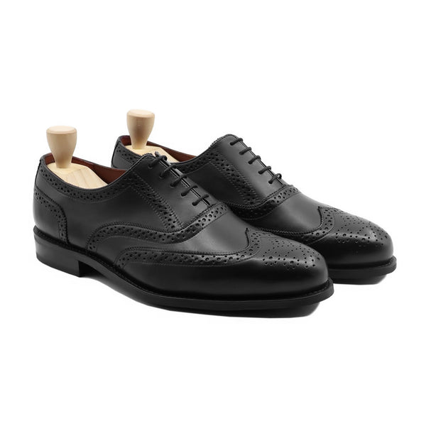 Seyles - Men's Black Calf Leather Oxford Shoe - Goodyear Welted