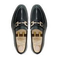 Astrid - Men's Dark Green Box Leather High Shine Loafer